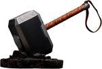 Thor's Hammer With Base - Nordic Myth Metal War Hammer - 44.5cm/17.5" - Cosplay Props Available For Collection - The Dark World Lightning Strike Hammer - Image 2