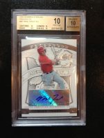 Topps 2009 Bowman Sterling Prospects Mike Trout Auto Bgs 10 Rc Super Rare History - Baseball Slabbed Autographed Cards - Image 2