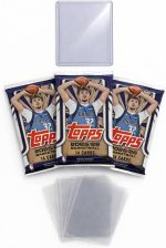 Topps 2025/26 Basketball Trading Card Bundle, 3 Factory Sealed Packs with 42 Cards Total, Includes 10 Penny Sleeves and 1 Top Loader - Image 2