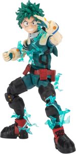 Total Anime Izuku Midoriya - 6.5-Inch Scale Figure with Swappable Faceplates, Alternate Hands, and Energy Effects - Image 2