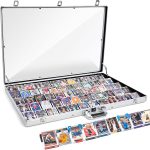 Trade Show Display Case – Large Aluminum Locking Tabletop Showcase | 34"x22", for Trading Cards, Sports Cards, TCG – Lightweight & Portable for Exhibitions, Conventions, and Collectibles, Silver - Image 2