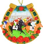 Tree Buddees x Kentucky Derby Official Limited Edition Christmas Ornament - Churchill Downs Horse Racing Collectible (Derby Horseshoe) - Image 2