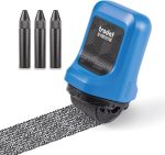 Trodat ID Protector Identity Theft Roller Stamp – incl. 3 Bonus Refill Inks | Conceal your information in one easy roll; Works on glossy & standard paper; Includes 3 refill inks; Easy Refill - Image 2