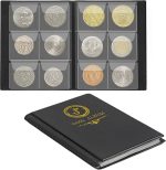Uncle Paul Coin Album Coin Holder Coin Collection Book for Half Dollar/Small Dollar/50 Pence/Two pounds 60 Pockets - Image 2