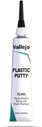 Vallejo - Plastic Putty 20 ml (0.67 fl.oz.) | White, Opaque, Consistent Finish - Image 2