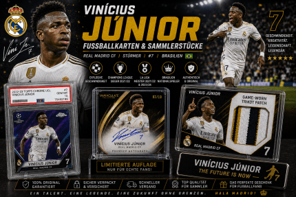 Vinícius Júnior Fußballkarten & Sammlerstücke