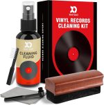 Vinyl Record Cleaner Kit - 6-in-1 Vinyl Records Cleaning Kit Includes Soft Velvet Record Brush, Cleaning Liquid, Stylus Brush, Cleaning Brush, Cleaning Cloth and Storage Bag - Image 2