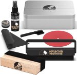 Vinyl Record Cleaning Kit with Brush, Cleaner & Stylus Cleaning Gel | Complete kit Includes velvet brush, carbon fiber brush, record cleaning solution, microfiber cloth & stylus gel. - Image 2