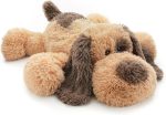 WEIGEDU Floppy Stuffed Dog Puppy Plush Toy, 20 inch, Brown | Huggable Beagle Labrador Retriever Stuffed Animal Dogs, Lying Down, Super Soft, for Kid Girl Boy Baby Christmas Birthday Gift - Image 2