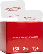 WE'RE NOT REALLY STRANGERS Card Game, Conversation Card Game for Adults | 150 Cards for Adults, Teens, Couples, & Strangers - Icebreaker Questions for Game Night or Date Night, Ages 15+, 2-6 Players - Image 2