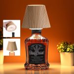 WILIT Wireless Bottle Lamp, LED Bottle Light Topper for Liquor Wine Bottles | Rechargeable Cordless Lamp Shade for Bar Table Home Decor, Modern Infinity Wine Bottle Light, Gifts for Women - Image 2