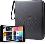 WOT I Trading Card Binder, 900 Pockets Sleeves with Zipper, Double Sided Pockets Card Holder Carry Case for Baseball Card, Football Card - Image 2