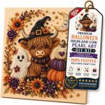 WRSFXV 2026 New Halloween Ghost Pearl Art DIY Kit, Spooky Cute 3D Diamond Painting Crafts for Adults, DIY Fall Home Decor Wall Art, Beginner DIY Seasonal Party Gift (B#) - Image 2