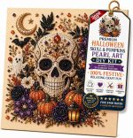 WRSFXV 2026 New Halloween Ghost Pearl Art DIY Kit, Spooky Cute 3D Diamond Painting Crafts for Adults, DIY Fall Home Decor Wall Art, Beginner DIY Seasonal Party Gift (C#) - Image 2