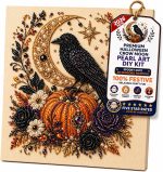 WRSFXV 2026 New Halloween Ghost Pearl Art DIY Kit, Spooky Cute 3D Diamond Painting Crafts for Adults, DIY Fall Home Decor Wall Art, Beginner DIY Seasonal Party Gift (E#) - Image 2