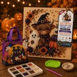WRSFXV Halloween Ghost Pearl Art DIY Kit, 2026 New Spooky Cute 3D Diamond Painting Crafts for Adults, DIY Fall Home Decor Wall Art, Beginner DIY Seasonal Party Gift (C#) - Image 2