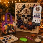 WRSFXV Halloween Ghost Pearl Art DIY Kit, 2026 New Spooky Cute 3D Diamond Painting Crafts for Adults, DIY Fall Home Decor Wall Art, Beginner DIY Seasonal Party Gift (D#) - Image 2