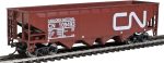 Walthers Trainline Offset Hopper - Ready to Run -- Canadian National (brown, white; Large Logo) HO Scale - Image 2