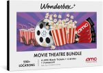Wonderbox - AMC Movie Theatres® - 4 Black Tickets + 4 Drinks + 2 Popcorn | Valid at 550+ AMC theater locations across the US, Choose your theater, movie, date, and showtime with easy online redemption - Image 2