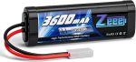Zeee 7.2V NiMH Battery 3600mAh RC Battery with Tamiya Connector | High Power for RC Car RC Truck Associated HPI Losi Kyosho Racing Hobby - Image 2