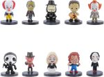 brableewear Horror Movie Anime Action Figure Halloween Zombie Statues Scary Toys Horror Killer Set Action Figures Home Decor Collectible - Image 2