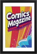 eletecpro Comic Book Frame, Acrylic Cover, Black, 8x12, 1-Pack | Double-sided Mat, Fits Current Single Comic Book up to 6 3/4" x 10 1/4" or 8x12 Photo, Wall Mount, Tabletop Display - Image 2