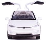 gidoyi Toy Car Model X, Pull Back Car Toys Alloy Vehicles with Lights and Sound 1:32 Scale Model Car (White) - Image 2